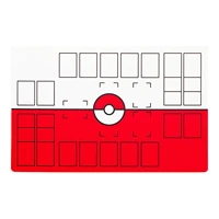 deluxe 2 player compatible pokemon stadium mat board trading cards game playmat 7145cm children christmas gift