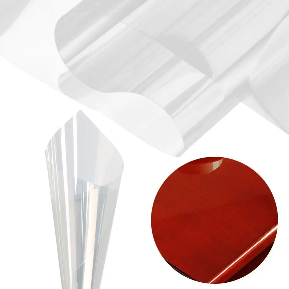 Самоклеящаяся прозрачная пленка из мрамора и дерева Настольная защитная