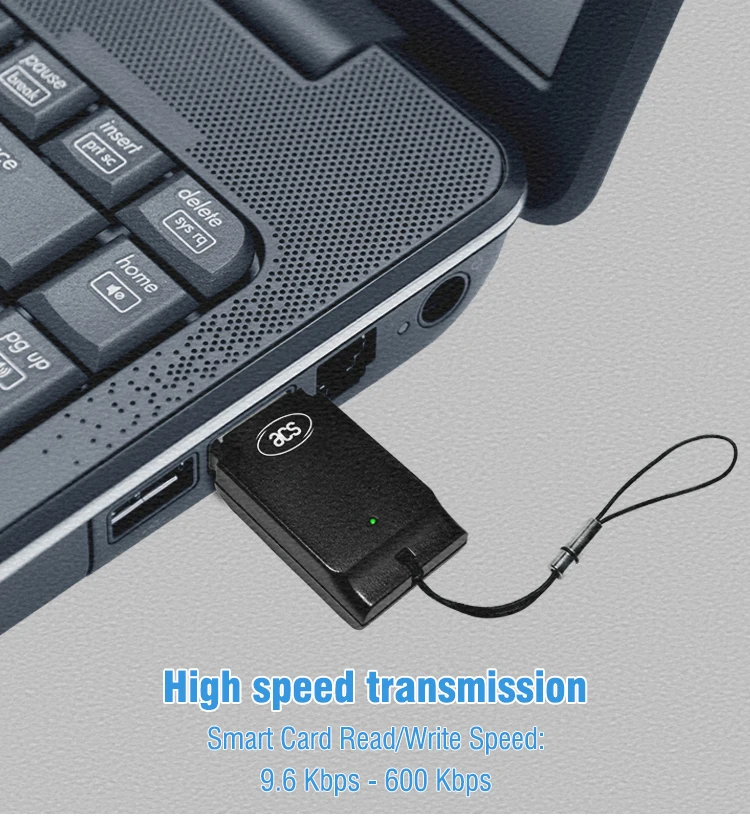 USB 4 8 МГц ISO 7816 считыватель смарт-карт с бесплатным SDK ACR39T-A1 | Компьютеры и офис