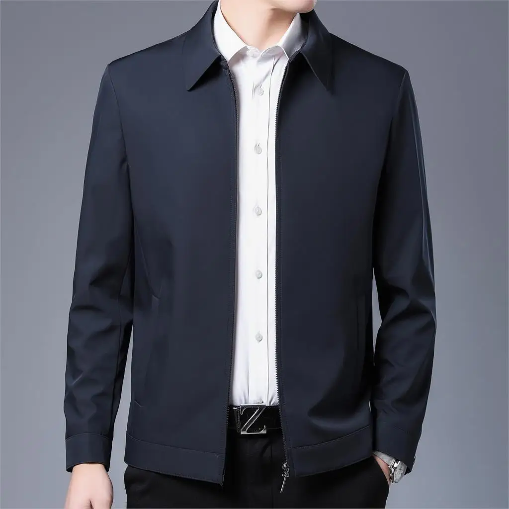 

2020 retro style men jacket classic mens jacket autumn and winter windbreaker business work wear