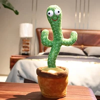 dancing cactus plush toys electronic shake dancing cactus funny toys with the song plush cute plush toy room desktop decoration