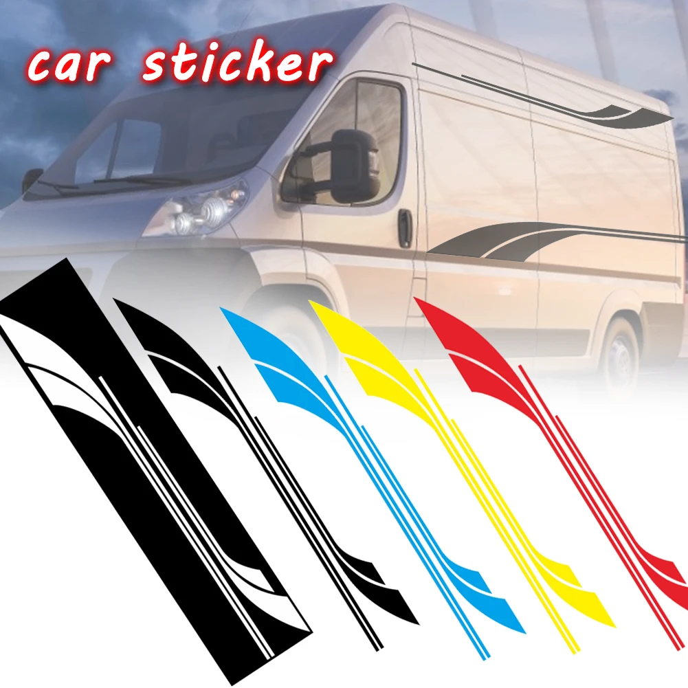 

2PCS Graphic Stickers Vinyl Decals For Caravan RV Camper Accessories Suitable For Caravans, RVs, Campers
