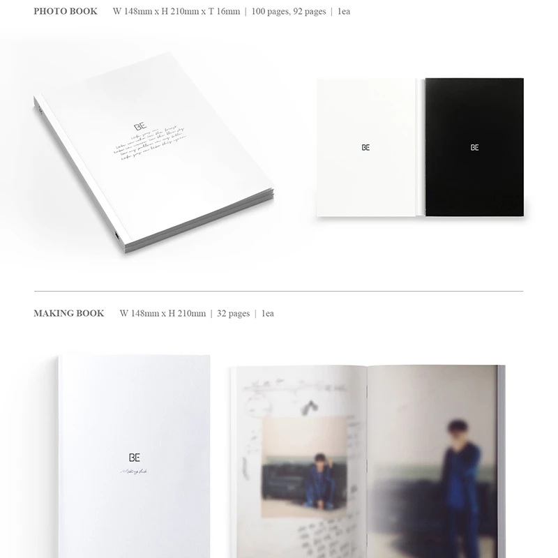 KPOP Bangtan Boys BE MAP OF THE SOUL:7 фотоальбом с 16 фотографиями 8 закладок коллекционная
