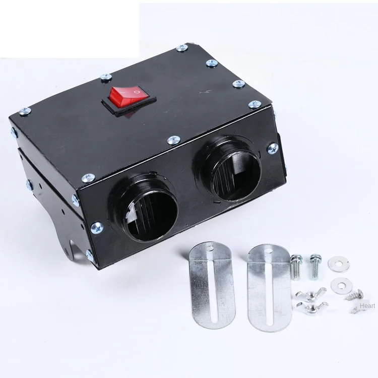 Вольфрамовый нагреватель с отверстиями 12 В 600 Вт 2 вентилятора|Обогрев и