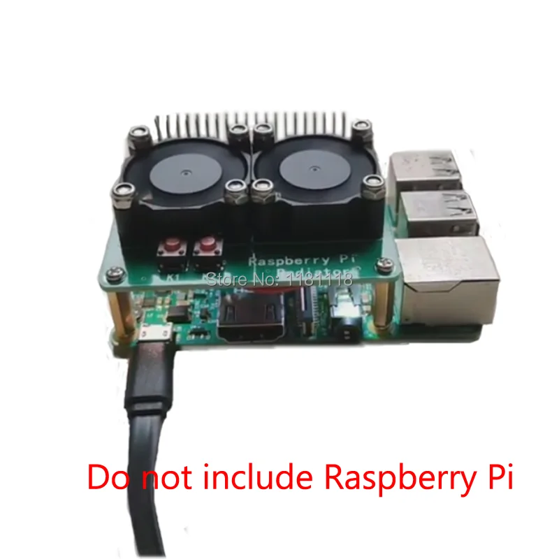 Raspberry Pi Dual Fan Heat hat для 4B/3B +/3B/3A + | Компьютеры и офис