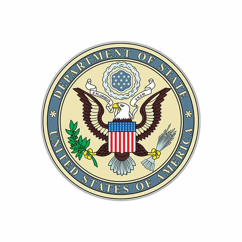 Забавные автомобильные наклейки SZWL государственный уплотнитель США виниловые