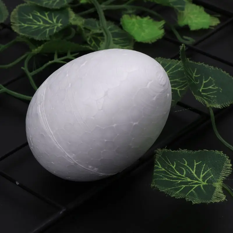 Яйцо модели мяча вспененный пенополистирол молочной пены для DIY ПАСХАЛЬНОЕ рождественские подарки вечерние поставки Свадебные украшения 3/6/8/12 см