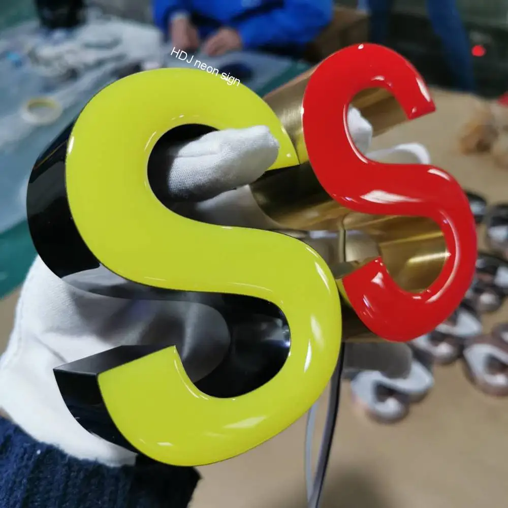 Наружный магазин бизнес индивидуальный светодиодный знак с подсветкой 3D