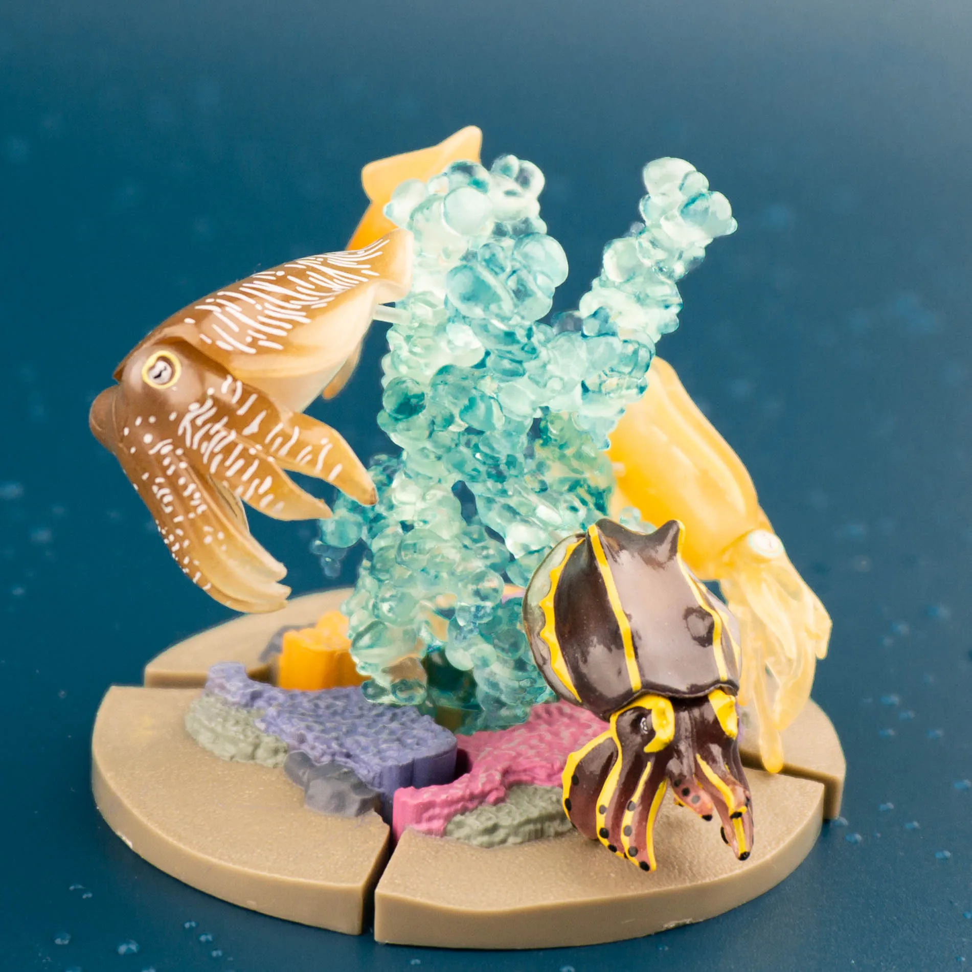 Японские капсульные игрушки QUALIA Gashapon осьминог ропилема эскулен морской организм