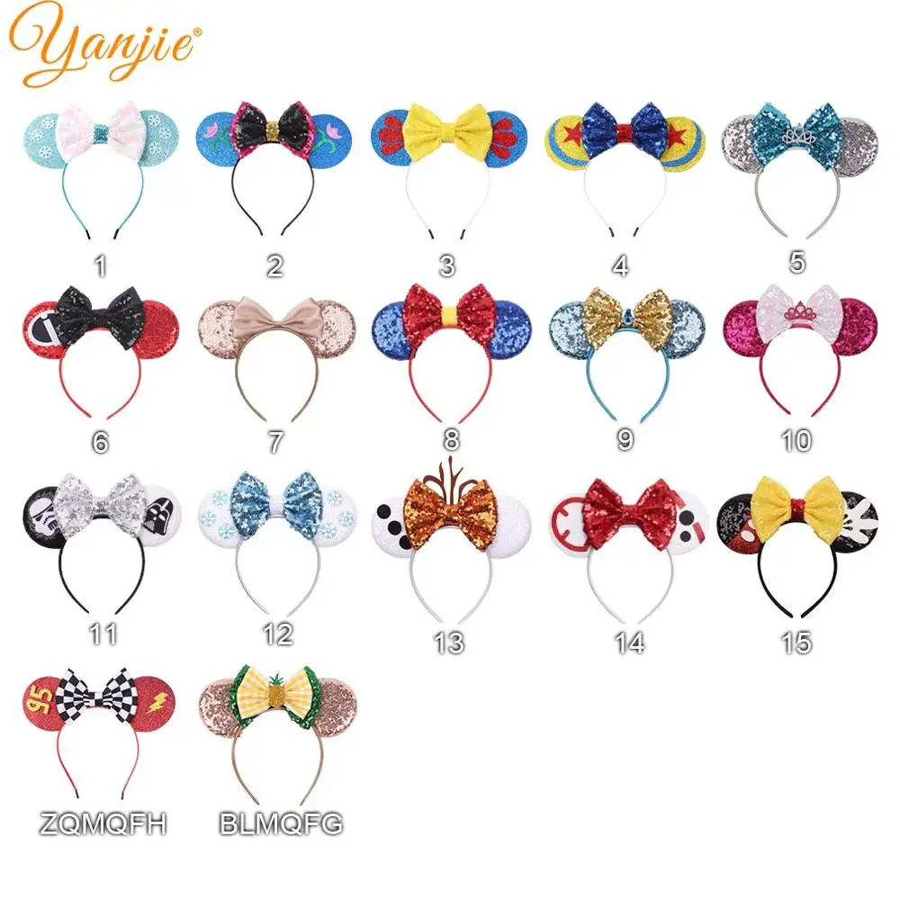 Мышь уши повязка на голову звезда фестиваль DIY девушки оптом женская