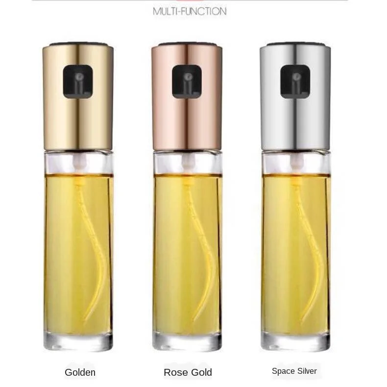 

100ML Leakproof stainless steel olive oil sprayer oil spray bottle kitchen seasoning soy sauce barbecue bottle