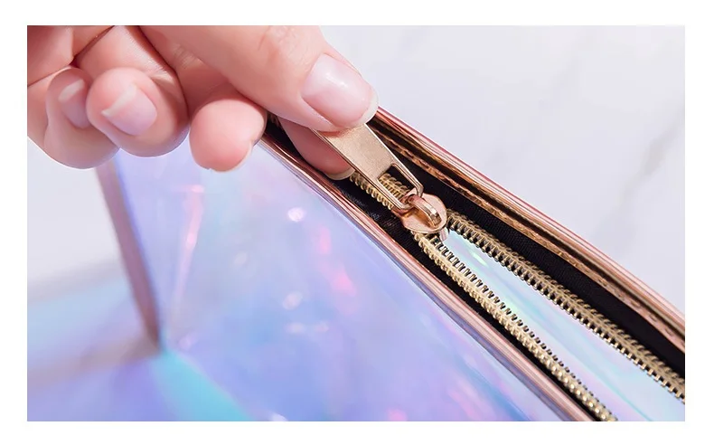 

High Quality Transparent PVC Cosmetic Bags Women Travel Wash Bags Organizer Makeup Bag Beauty Case Necessarie Feminina Wholesale