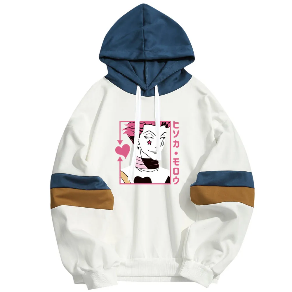 Весенне-летние хлопковые тонкие толстовки в японском стиле Harajuku Cartoon Hunter X