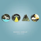 Брошь в форме планеты, креативная брошь из сплава с изображением звездного неба, горного пика, космического корабля, эмалированная брошь-значок