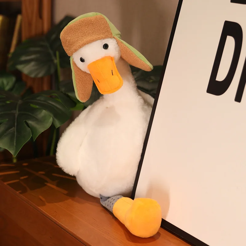 

Новинка, милые плюшевые куклы в виде гусиных животных, 55 см