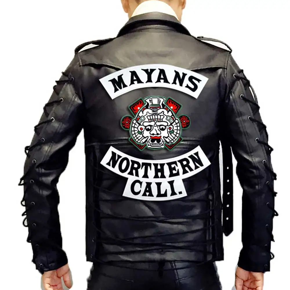 Майанс Северный Кали подложка вышитая швейная этикетка панк байкерские нашивки