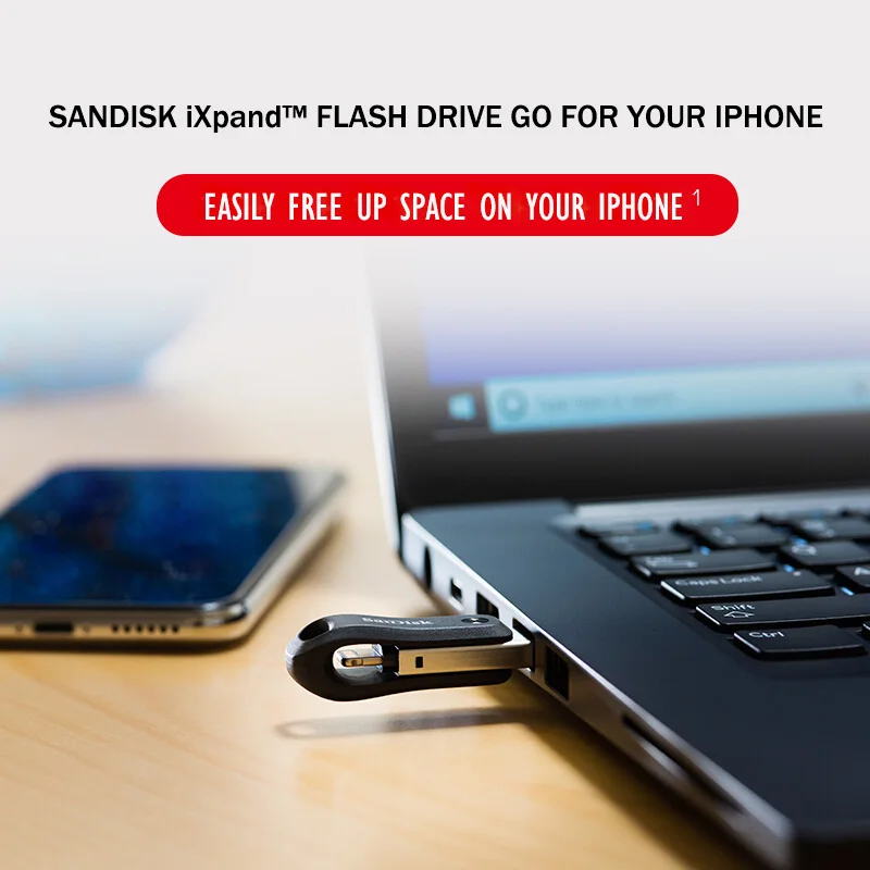Флеш-накопитель SanDisk SDIX60N Lightning 128/256 ГБ USB сертификация MFI для iphone | Компьютеры и