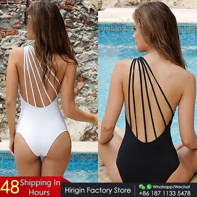 Сексуальные женские цельные костюмы купальник монокини пуш ап бикини