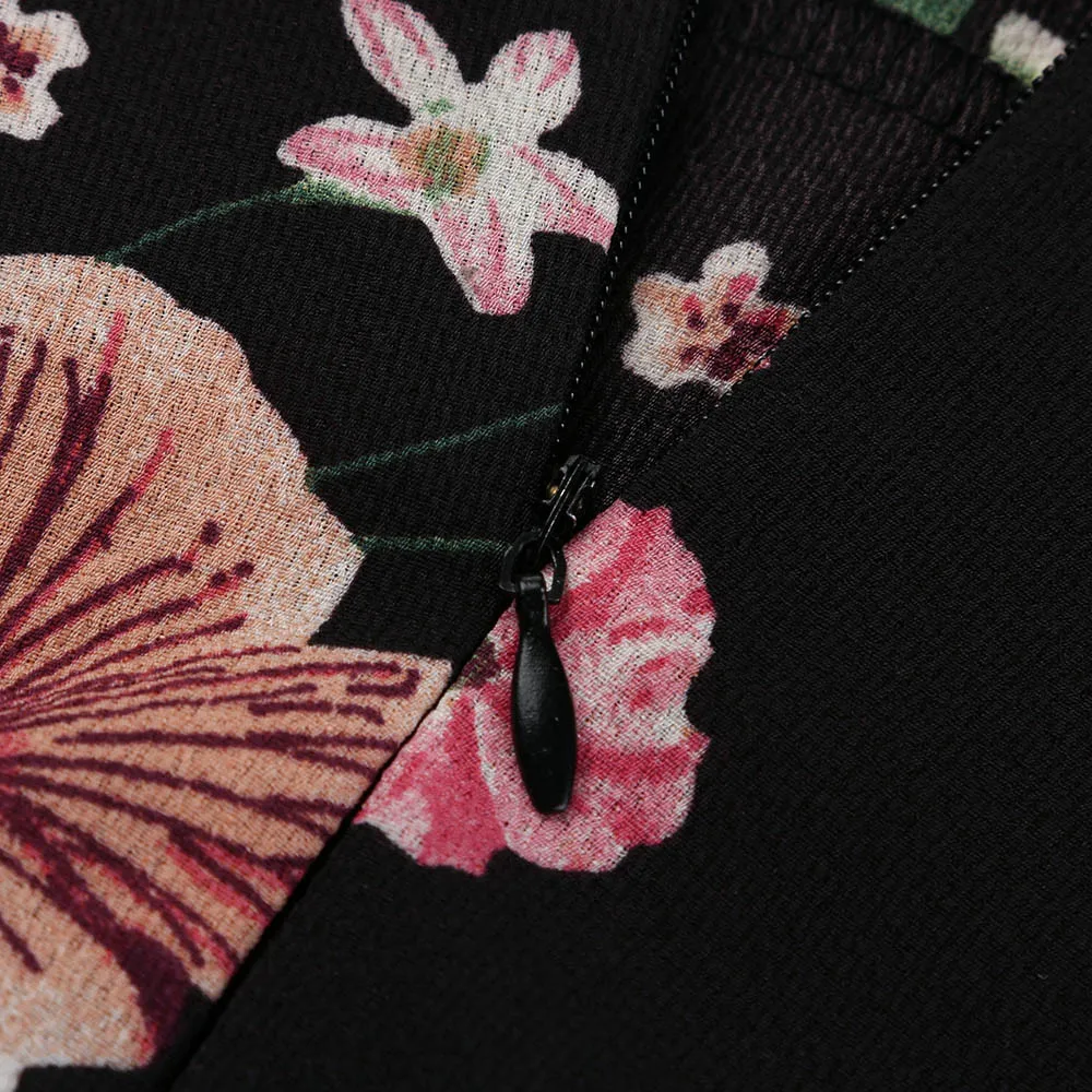 Женское платье с цветочным принтом в стиле бохо Элегантное повседневное