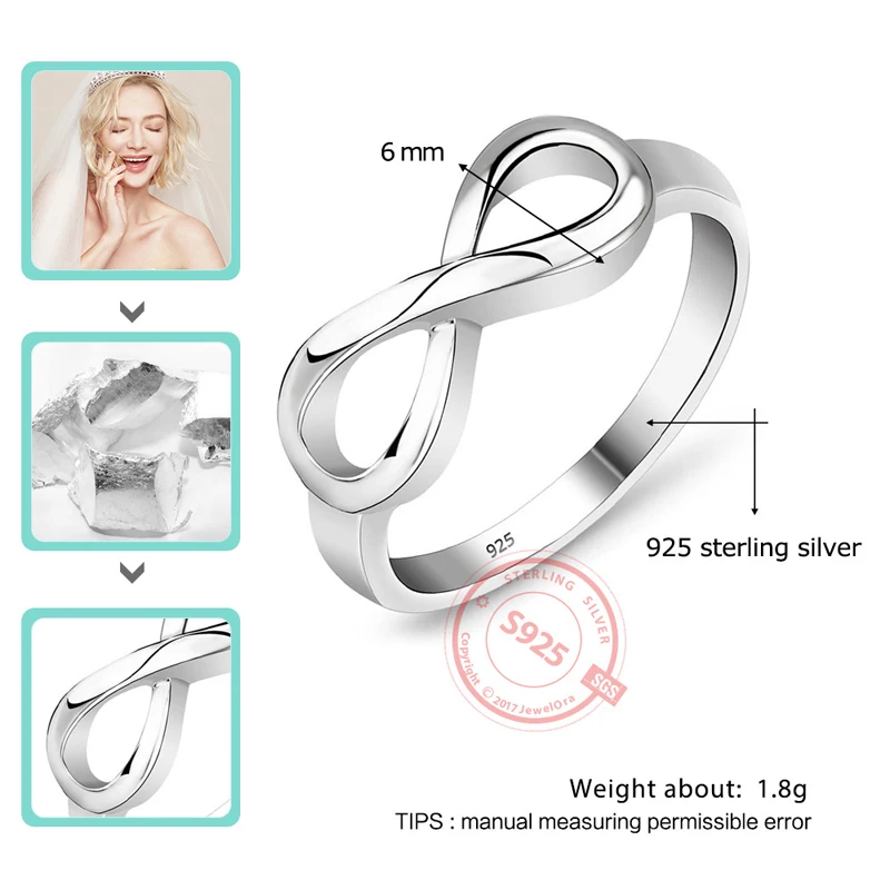 Настоящее 925 пробы Серебряное волнистое кольцо для женщин и мужчин, модные ювелирные изделия, обручальные кольца, подарки для подруги и друга