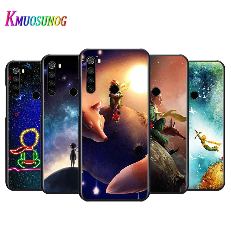 

Cute Anime Little Prince For Xiaomi Redmi Note 4 4X 5 5A 6 7 8 8T 9S/T 10 10S 5G Global version Por Max Black Soft Phone Case
