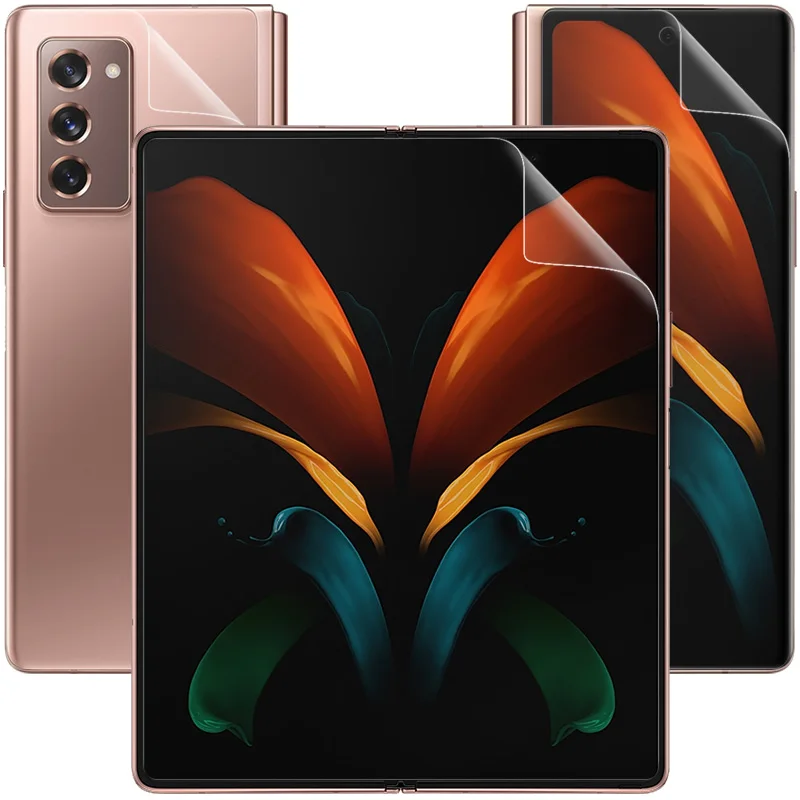 

Imak 3 in 1 Set Soft Transparent Hydrogel Film for Samsung Galaxy Z Fold2 5G Screen Protector 3D Curved Full Cover