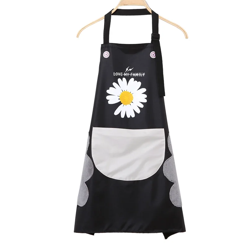 

Waterproof Apron Cute Japanese Female Personality Korean Style Household Kitchen Oil-proof Overalls Household Coveralls