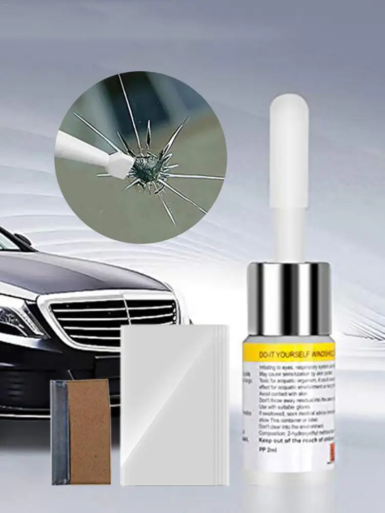 Car Windshield Repair Fluid DIY Window Tools Automotive Windscreen Glass Scratch Crack Restore Kit Polishing Tool | Автомобили и