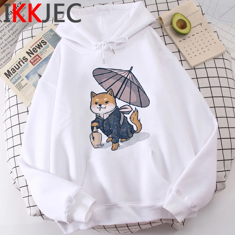 

Shiba Inu Doge hoodies female Ulzzang anime Oversized Korea female sweatshirts printed y2k aesthetic