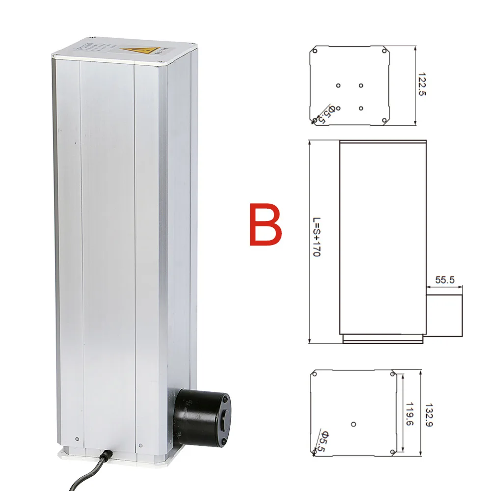 Татами Электрический подъемный механизм настольные стулья ход 5000N DC 12v 24V