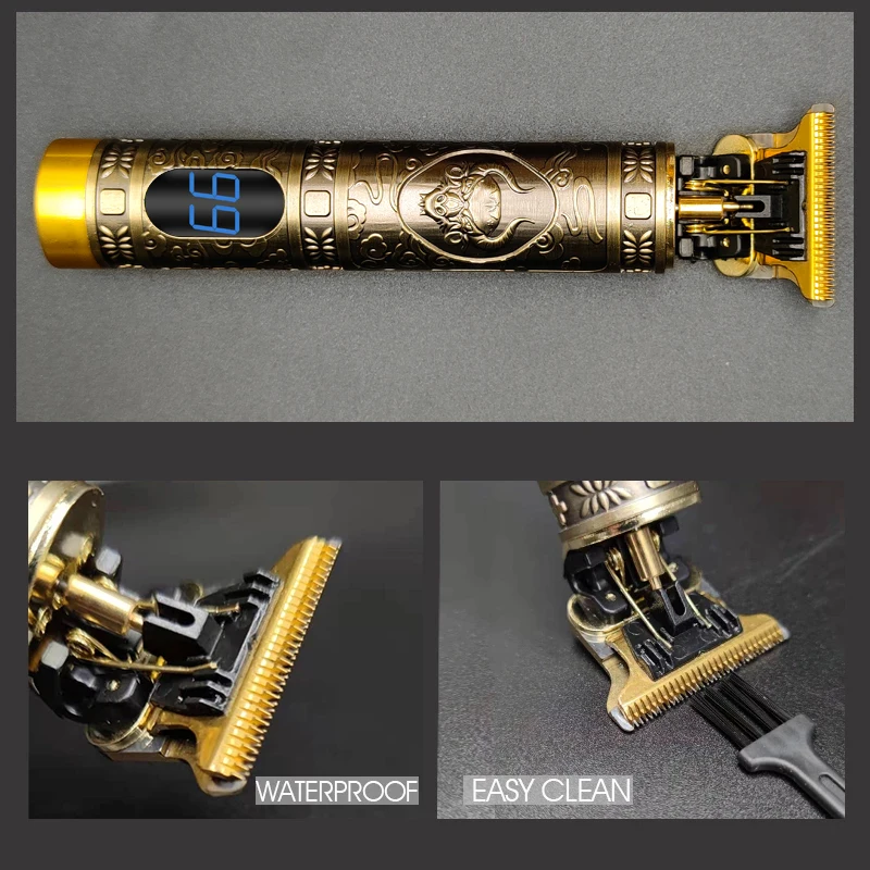 Машинка для стрижки волос электрическая машинка аккумуляторная бритва триммер 0