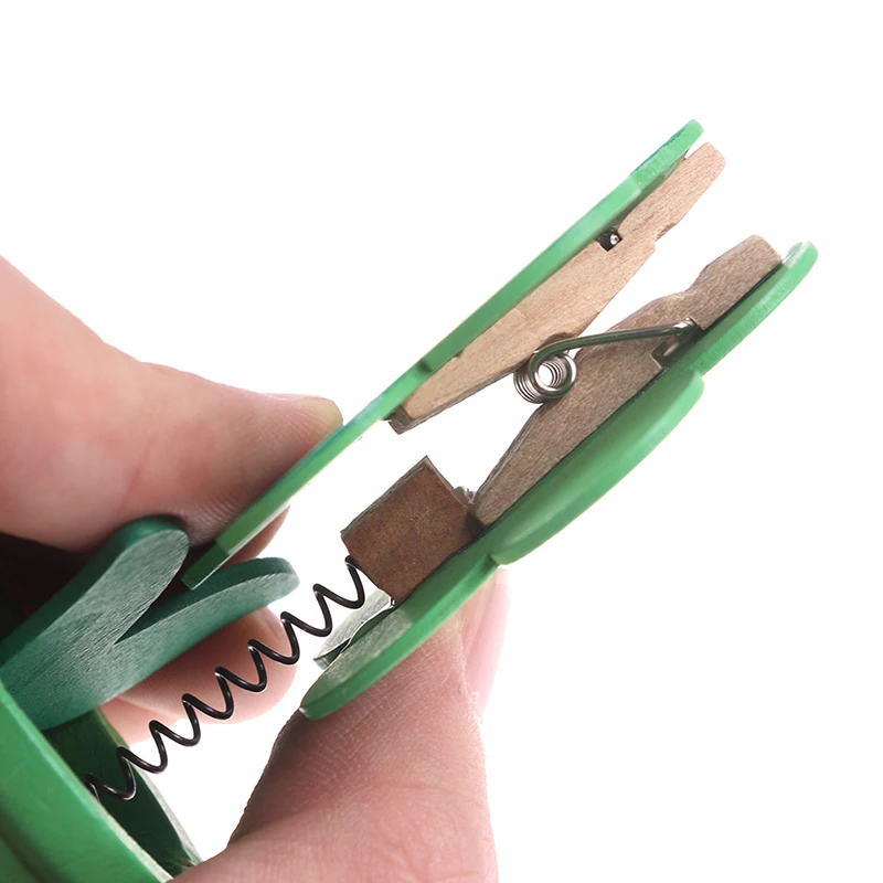 1 шт. красивый креативный маленький цветочный капюшон деревянные поделки зажим