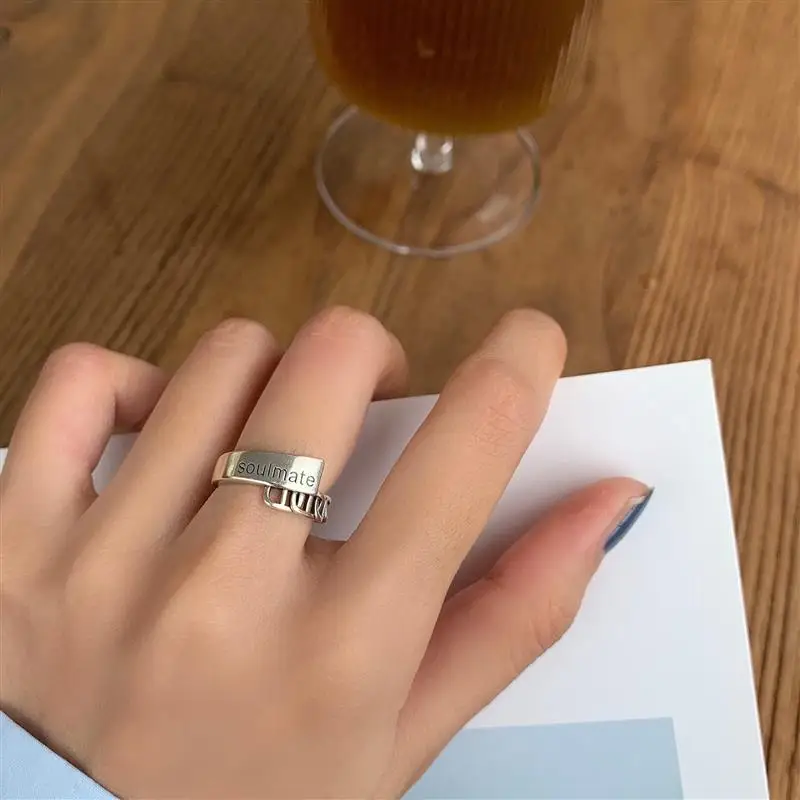 

Женское Винтажное кольцо в стиле хип-хоп, серебро 925 пробы