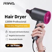 portable hair dryer professional quick dry 1000w hairdryer hammer blower hot cold wind household electric travel foldable