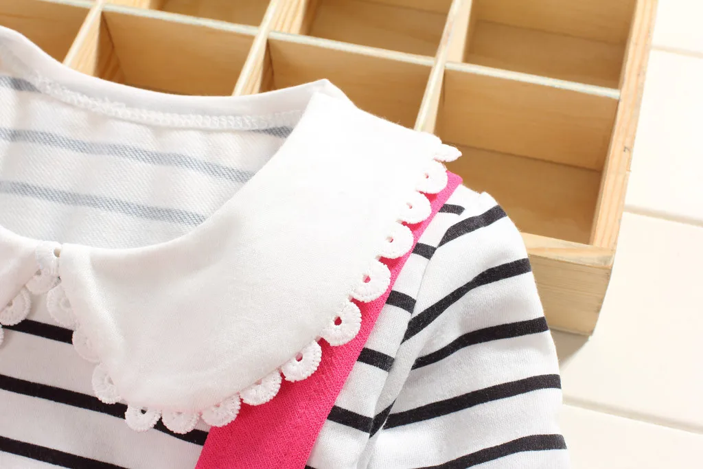 Коллекция 2019 года новое Брендовое платье в полоску с бантом и цветами для