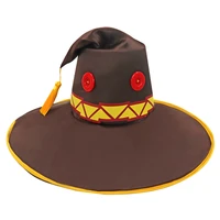 megumin hat cosplay costume accessory adult women halloween party headwear witch hat peaked cap