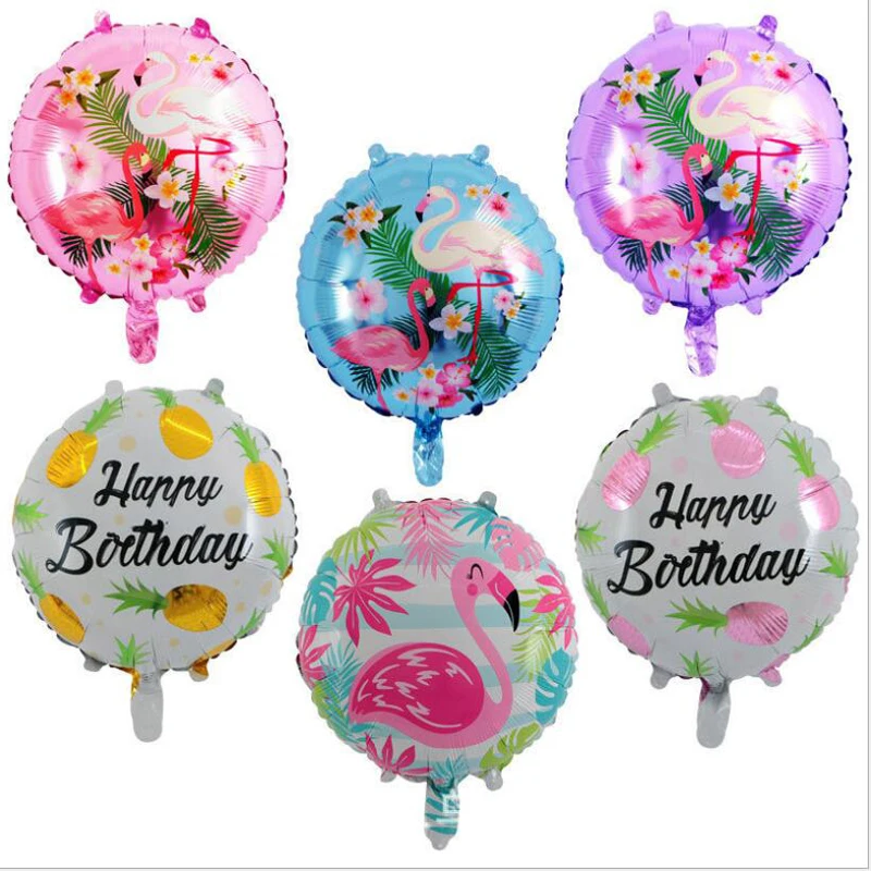 Новые 18 дюймов с днем рождения фольгированные воздушные шары единороги День