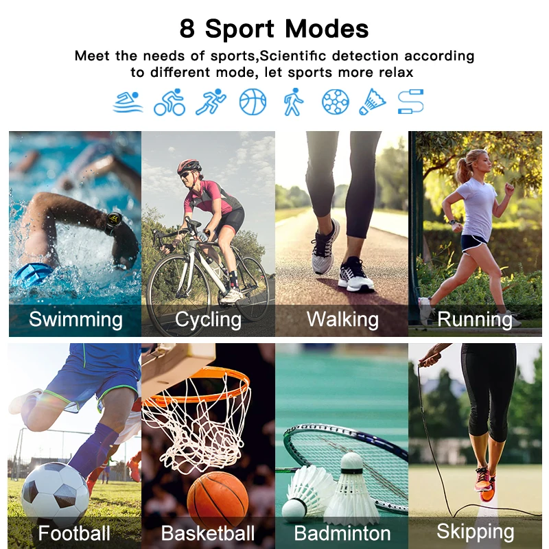 

Probe Smartwatch Kospet IP68 Waterproof Bluetooth Smart Watch Heart Rate Monitor Blood Oxygen Pedometer For Sports