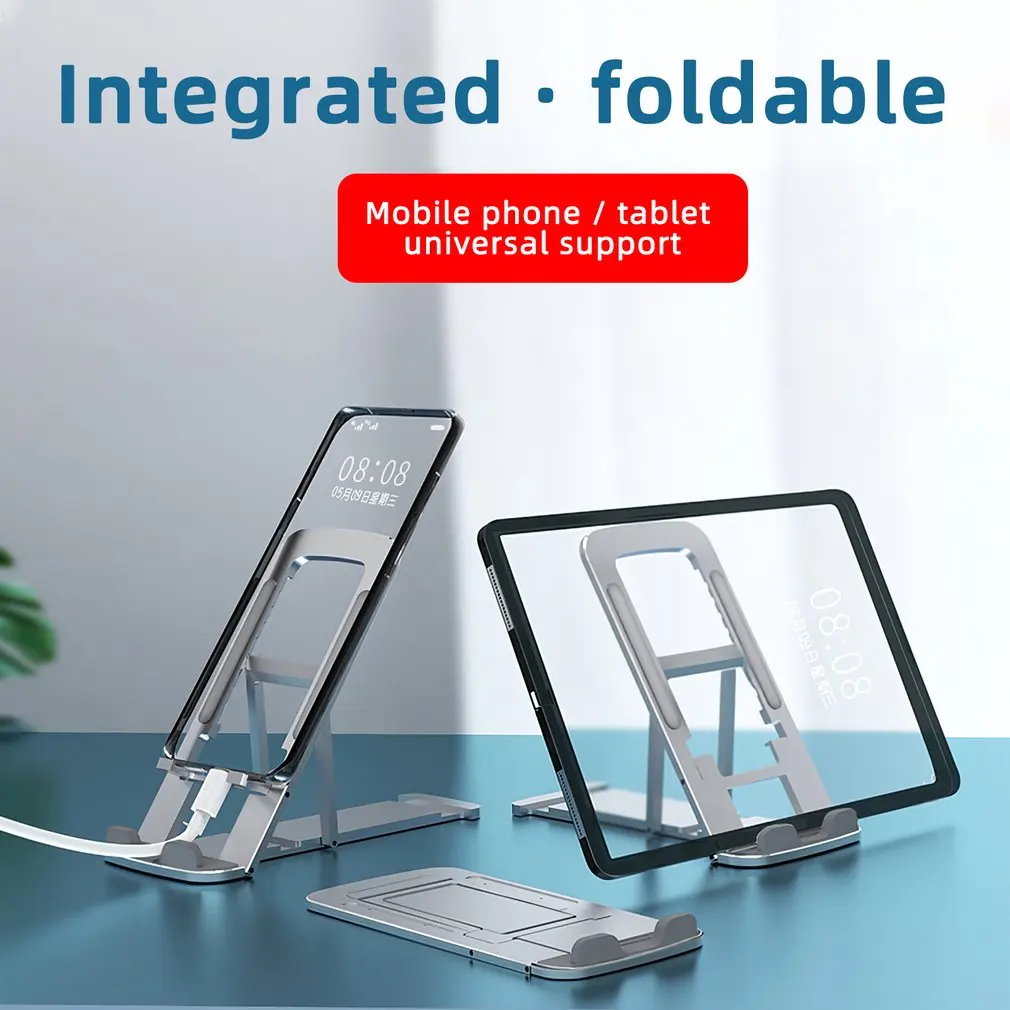 

NEW Tablet Support Holder Aluminum Alloy Folding Desktop Mobile Phone Stand Personality Portable Adjustable Bracket