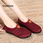 Классические светильник кие женские балетки Cresfimix, без застежки, лоферы, Повседневная нескользящая обувь на плоской подошве для танцев, Sapatilha Feminina B5781