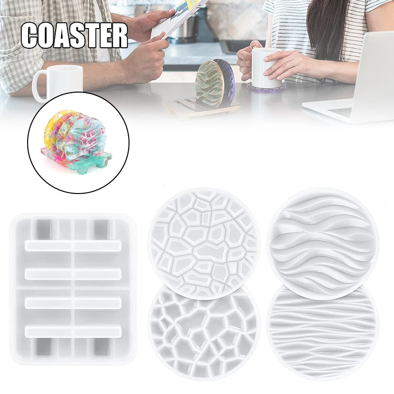 

Wave Diamond Pattern Coaster Resin Stencils Kit Set Craft Supplies for DIY Resin Epoxy Casting GRSA889