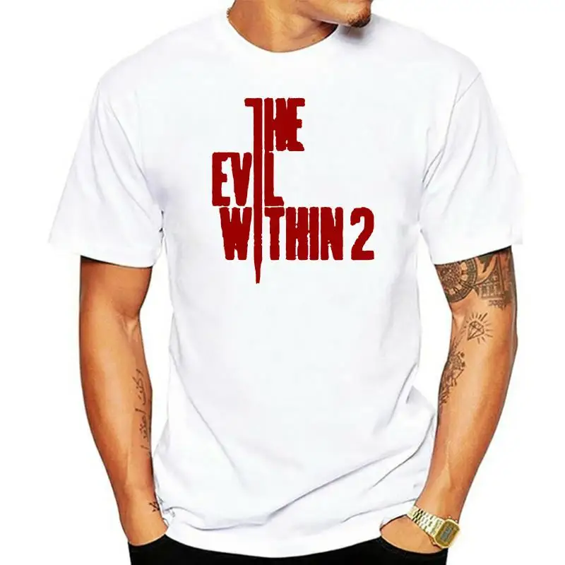 

The Evil Within 2 Famous Survival Horror Game T-Shirt Short Sleeve Hip Hop Tee T Shirt Top Tee O-Neck Tops Tee Shirts