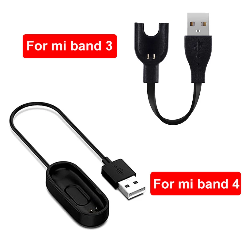 Портативное зарядное устройство для Mi Band 5 4 3 2 зарядный кабель зарядная док