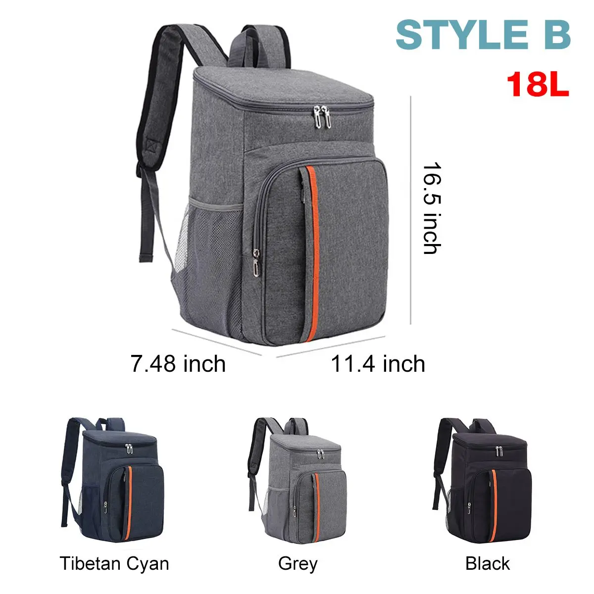 

2 Style 15L/18L/25L/36L Insulated Lunch Bags Tote Cooler Handbag Cooler Food Container Shoulder Bag Food Storage Bags