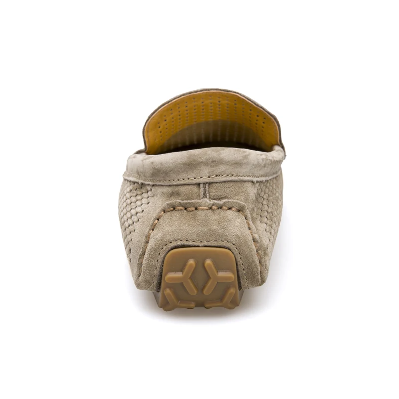 Мужские лоферы дышащая повседневная обувь из натуральной кожи без шнуровки