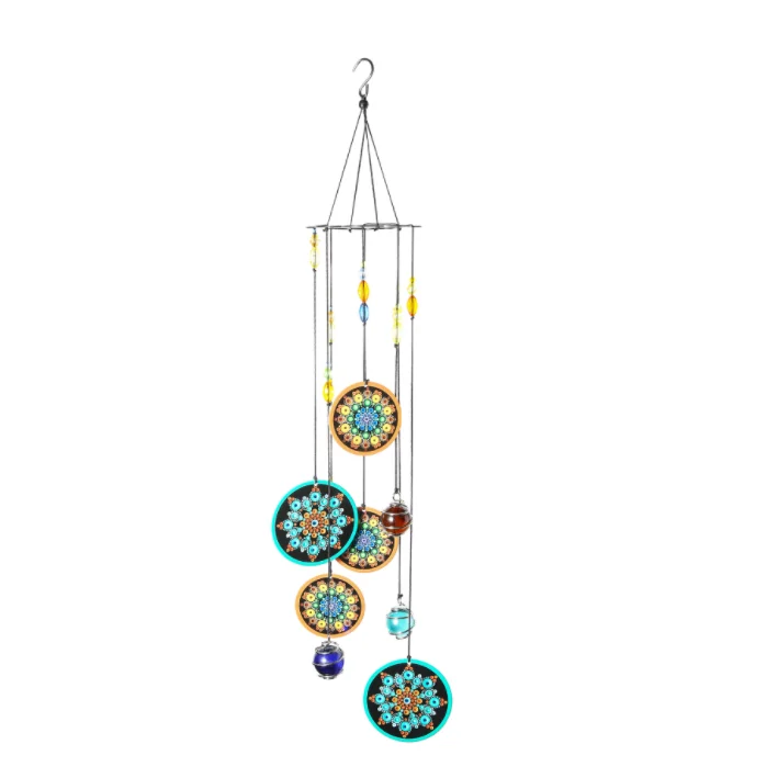 

Memorial Windchimes Rainbow Maker Window Hanging Suncatcher Fengshui Wind Chimes Decoration For Patio Balcony Garden Home Decor