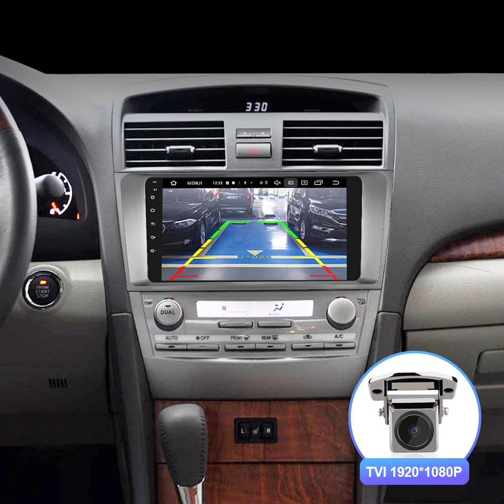 Автомобильный радиоприемник Isudar H53 4G Android 1 Din для Toyota Camry 7 XV 40 2006 2011 мультимедийный