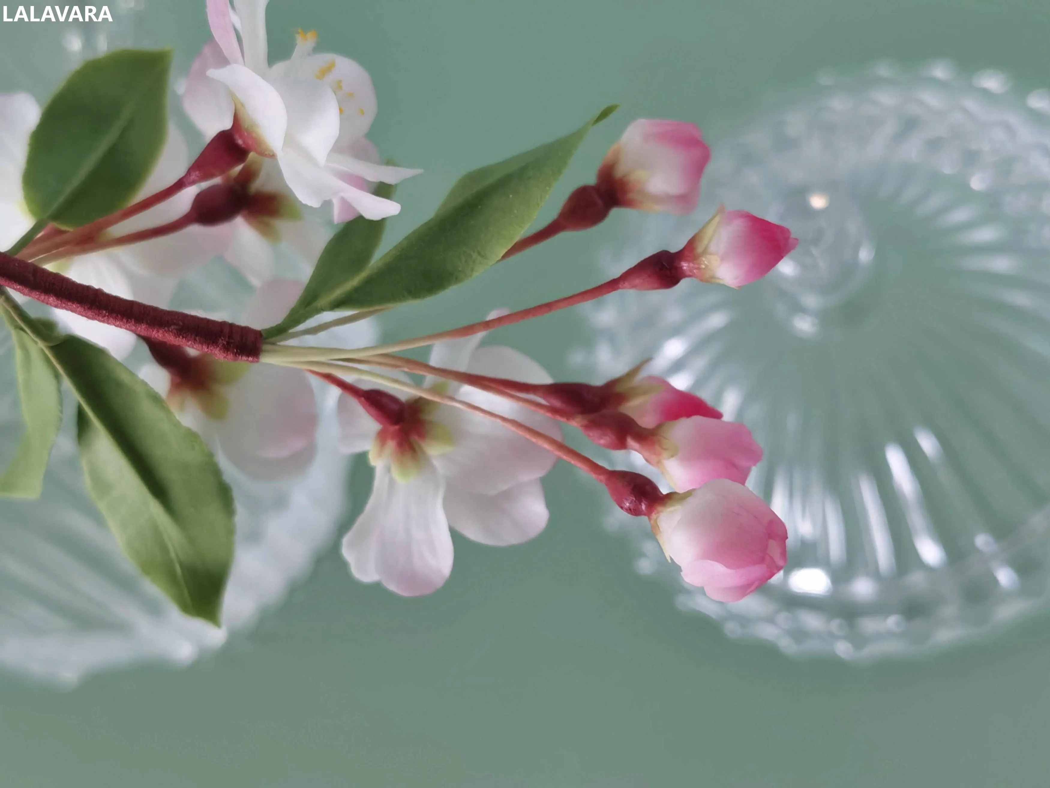 Лалавара персонализированные глиняные заколки для волос Сакура китайские