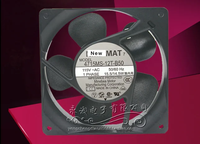 

Original for NMB 4715MS-12T-B50 115V1 5W imported cooling fan