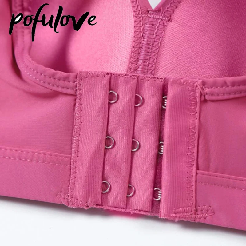 

Women Plus Size Cotton Bra Wireless Underwear Push Up Bras Seamless Bralette Solid Thin Cup Breathable Brassiere Female Elderly